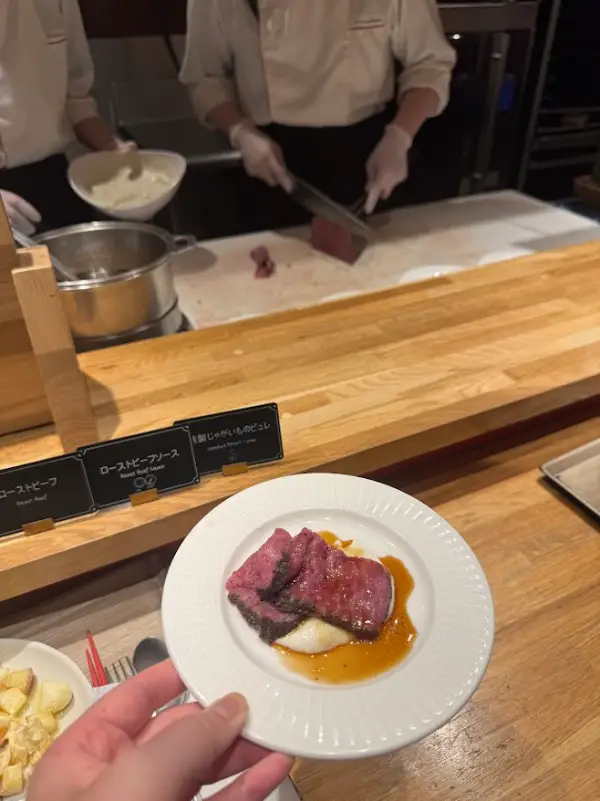 奧入瀨溪流酒店 Apple Kitchen 晚餐 Buffet 現切牛排 Oirase Keiryu Hotel dinner