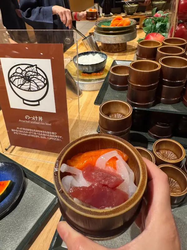 奧入瀨溪流酒店 Apple Kitchen 晚餐 Buffet 海鮮丼 Oirase Keiryu Hotel dinner