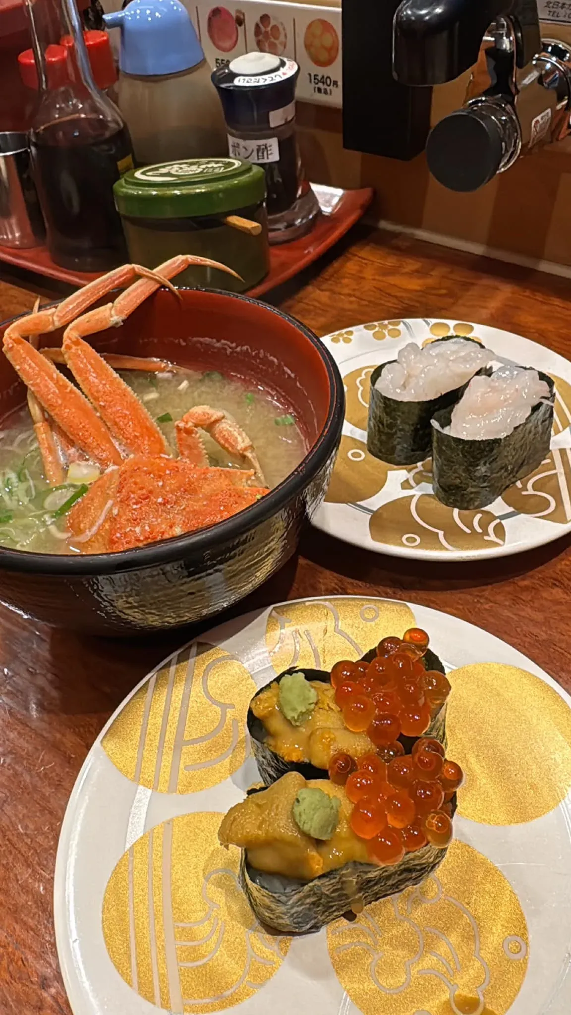 もりもり壽司 北陸海鮮盤 蟹與甘蝦