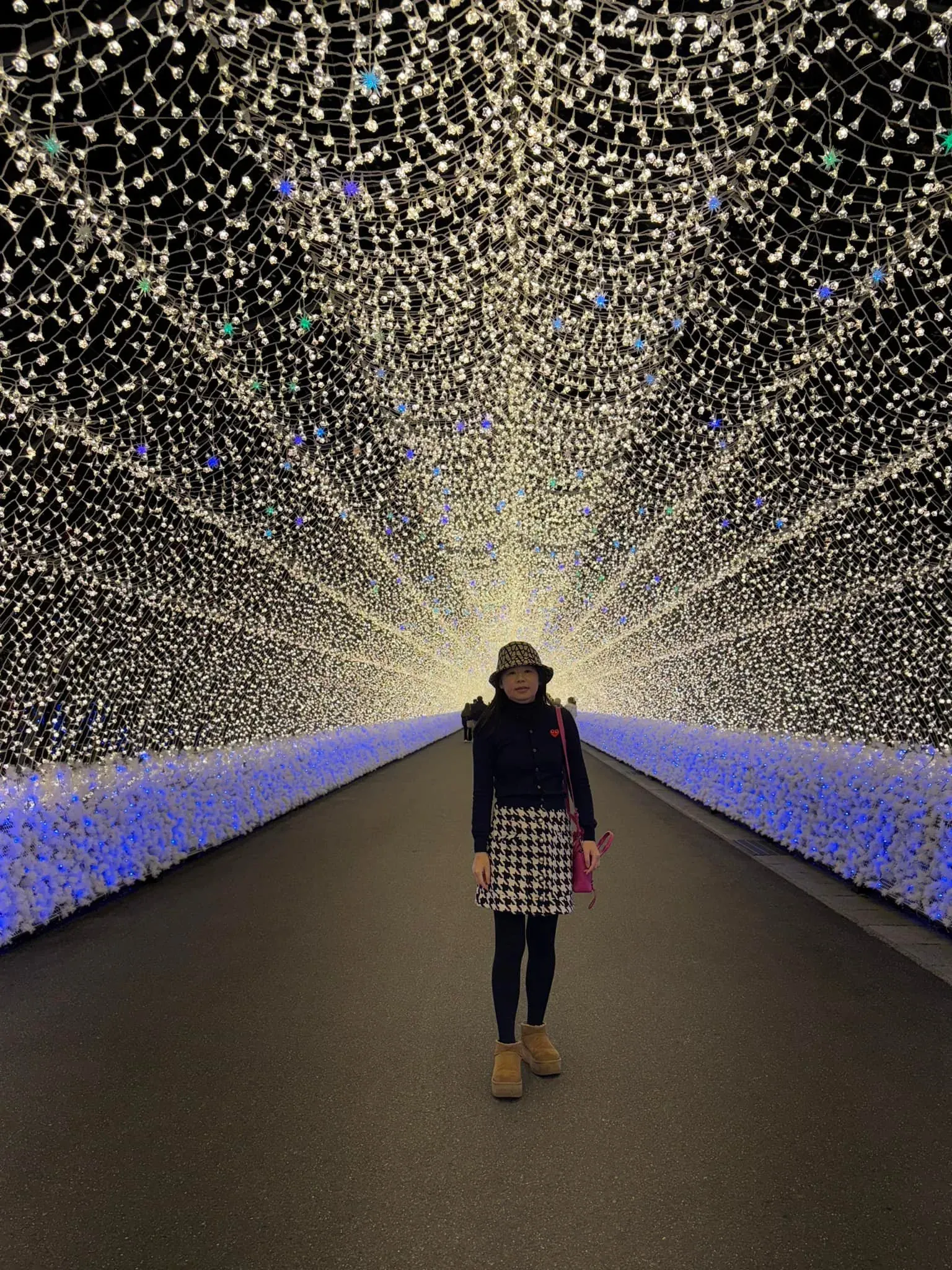 名花之里冬季燈飾 — 幾百萬顆 LED 燈泡夜景全景