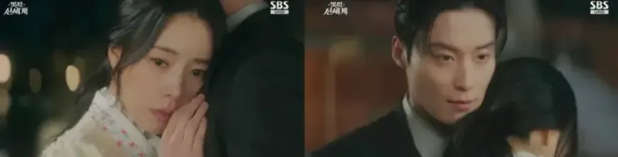 《我的王室死對頭》EP4 兩人因誤會與心跳靠近的場景畫面