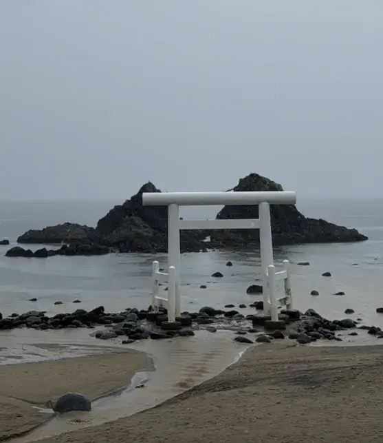 日本福岡旅遊上網實測：糸島二見浦白い鳥居與海景導航